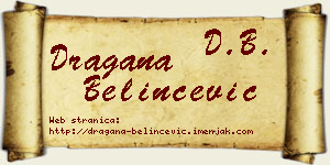Dragana Belinčević vizit kartica